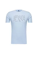 t-shirt Armani Jeans 	svetlo modra barva	